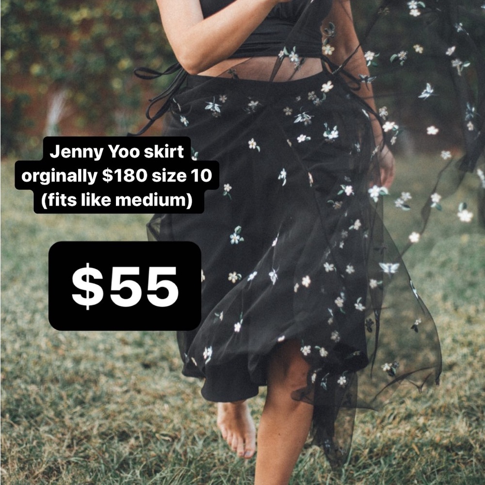 Black Tulle Designer Skirt